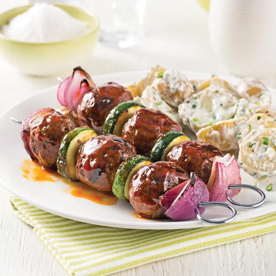 Viande De Veau En Brochettes