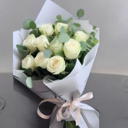 Bouquet Roses Blanches