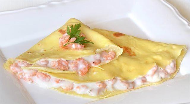 crêpe crevettes