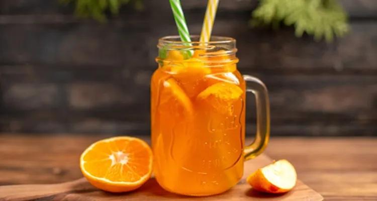 jus de pomme orange