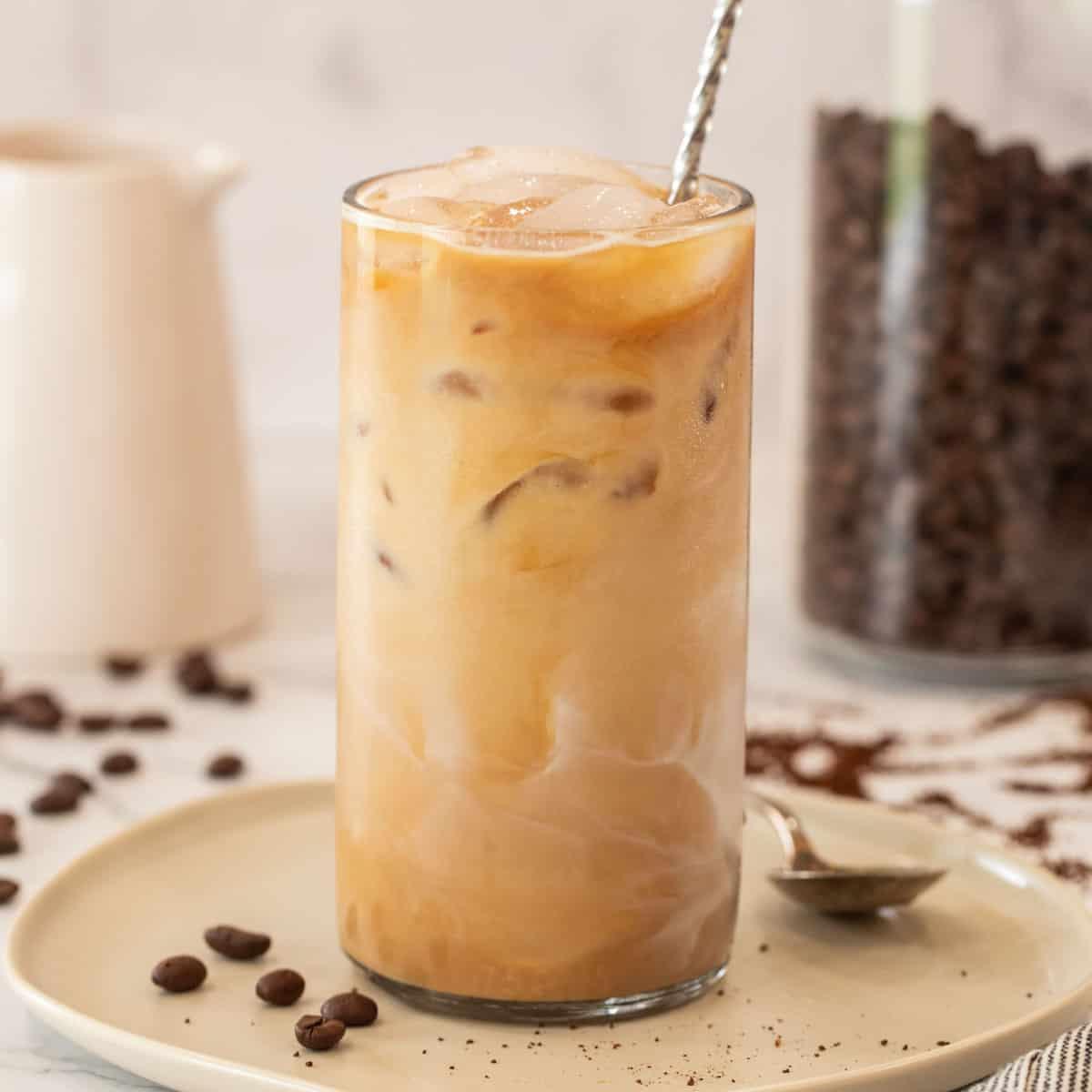 ice coffee caramel