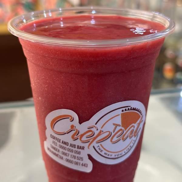 orange shake fraise & framboise