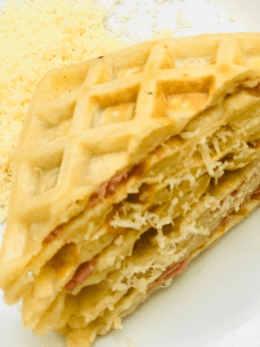 Gaufres au Fromage Jambon