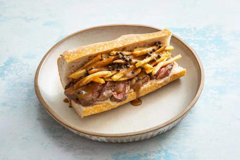 Sandwich Frite Steak