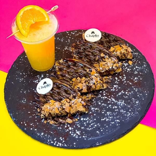 Gaufre Nutella + Jus D'orange