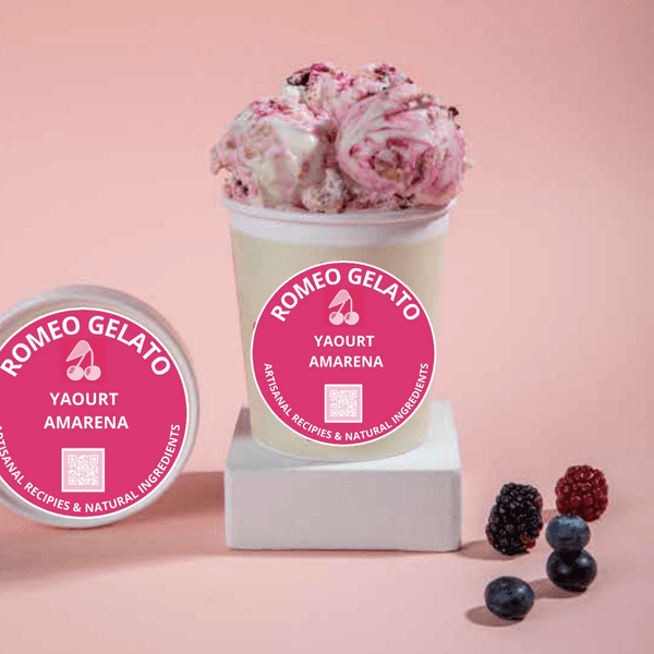 Glace Yaourt Cerise Amarena 500 Ml