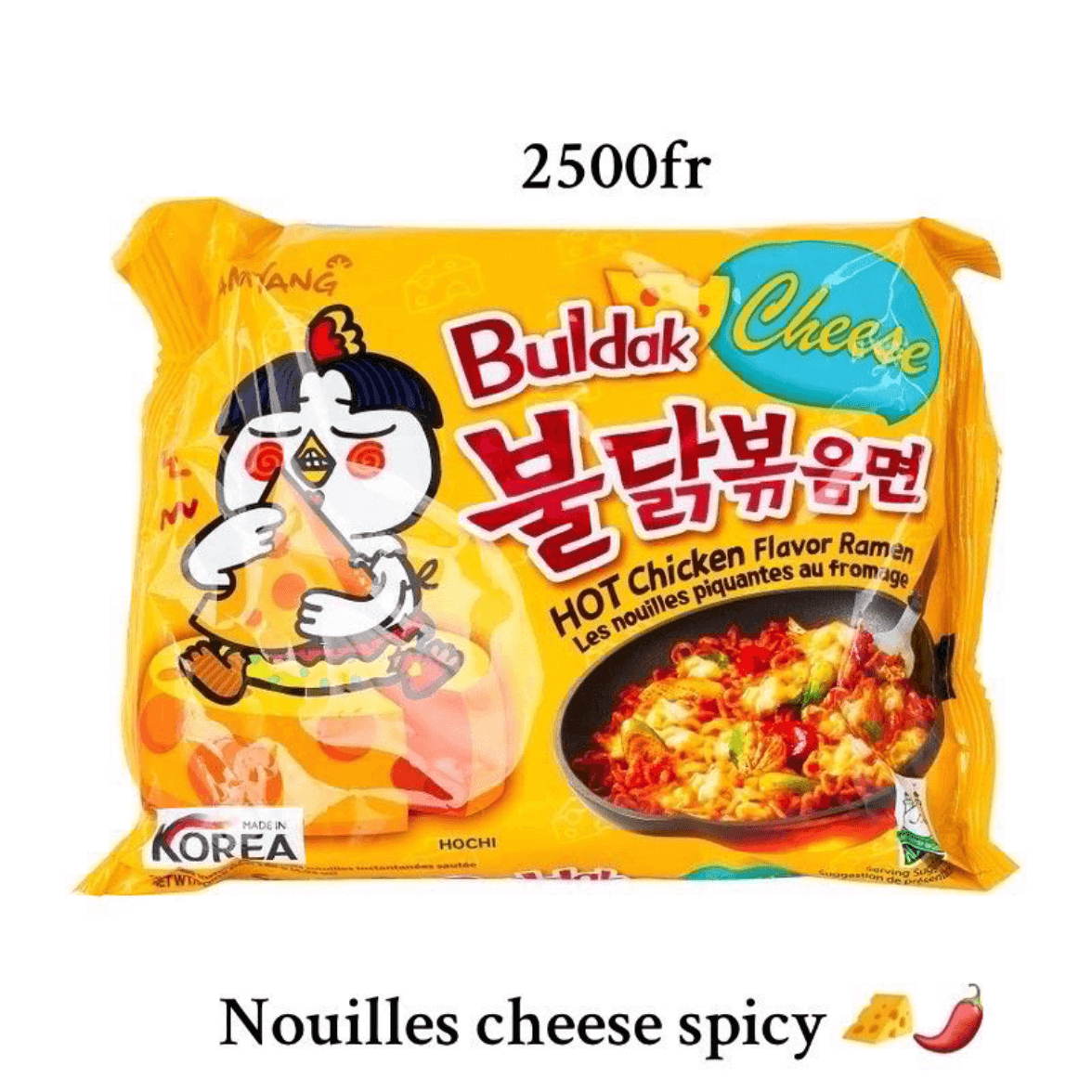 Nouilles Cheese Spicy