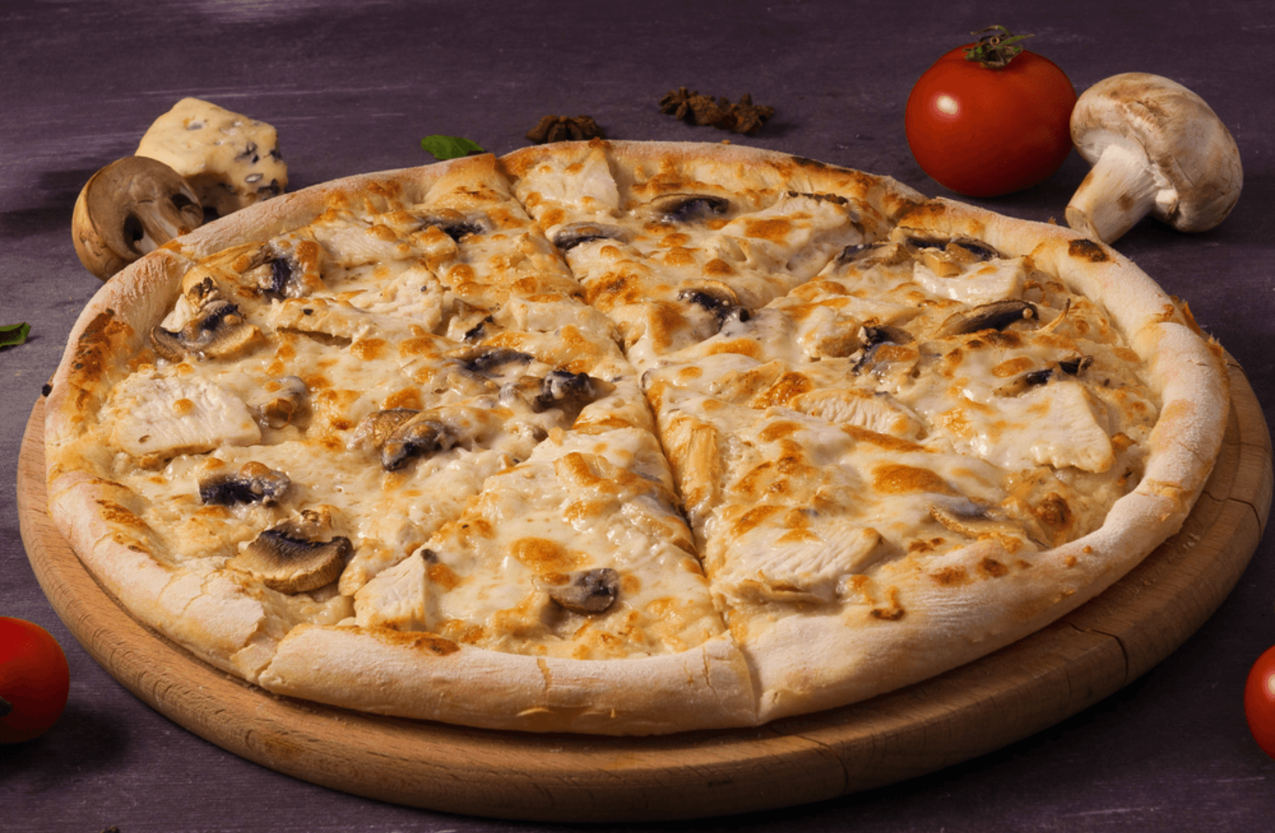 Pizza Poulet Blanche