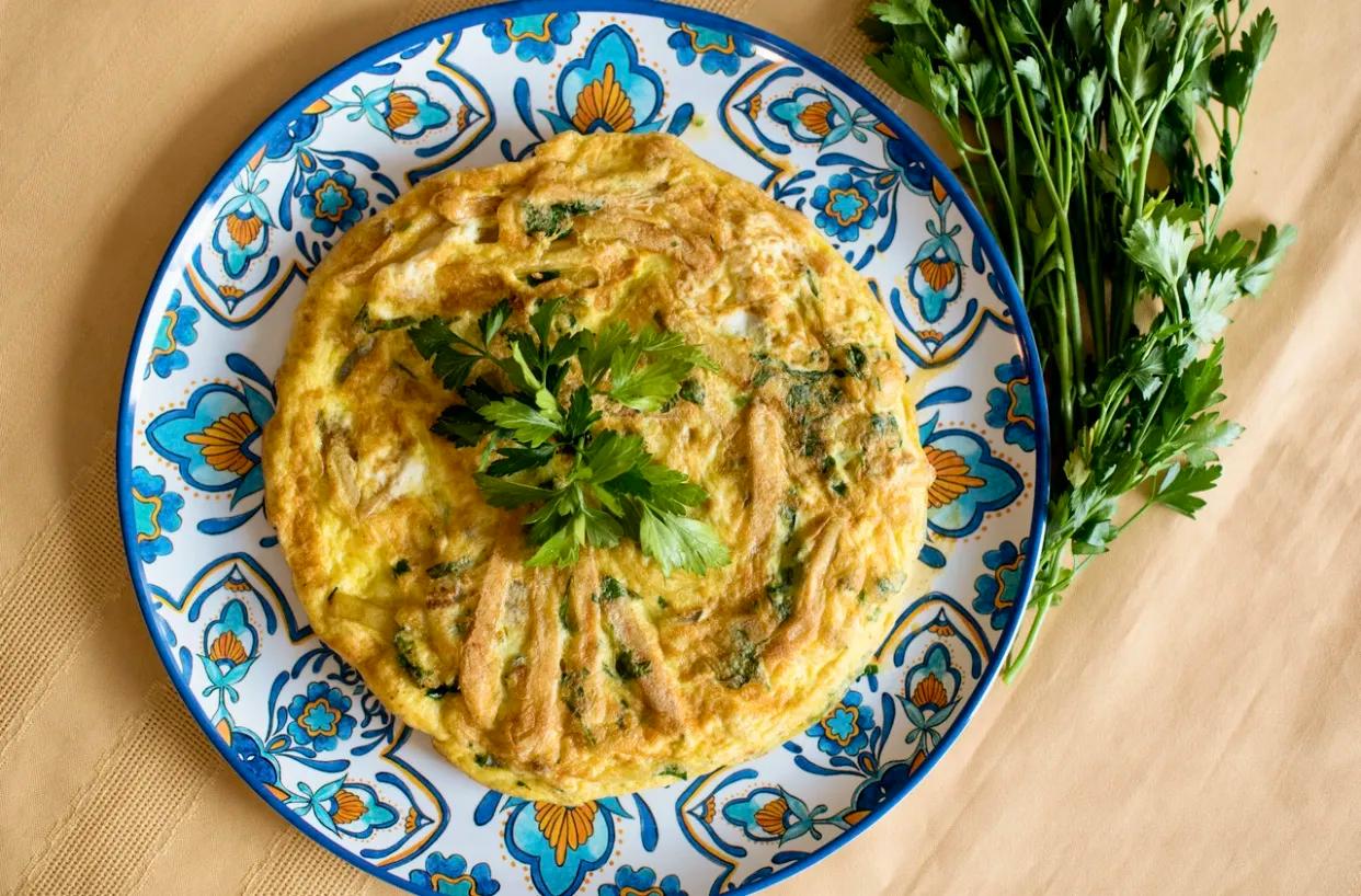 Assiette frite Omelettes