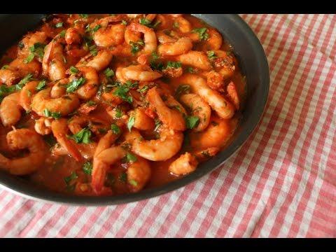 Crevettes En Sauce