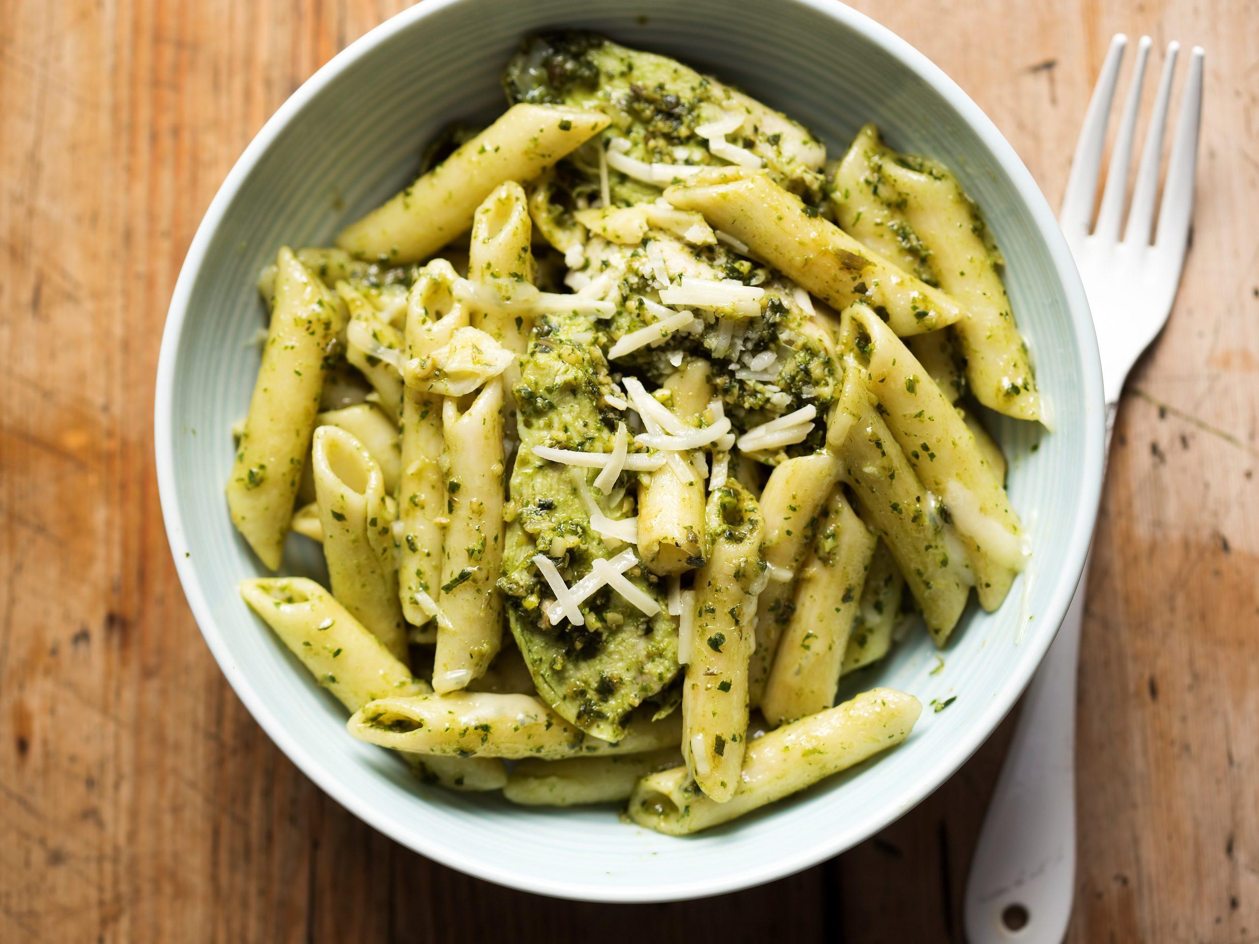 Pâtes Pesto Poulet