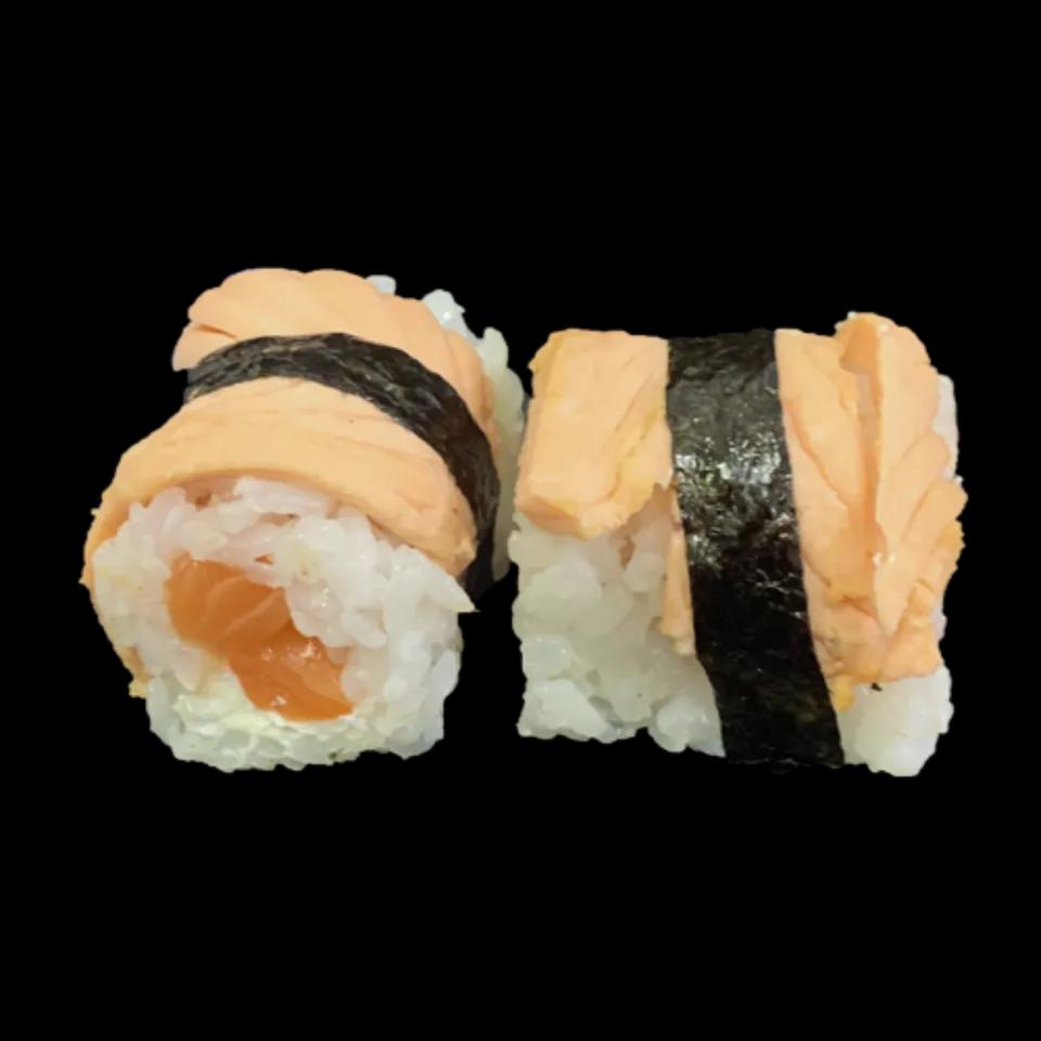 Saumon , Fromage + Saumon Braisé au Dessus