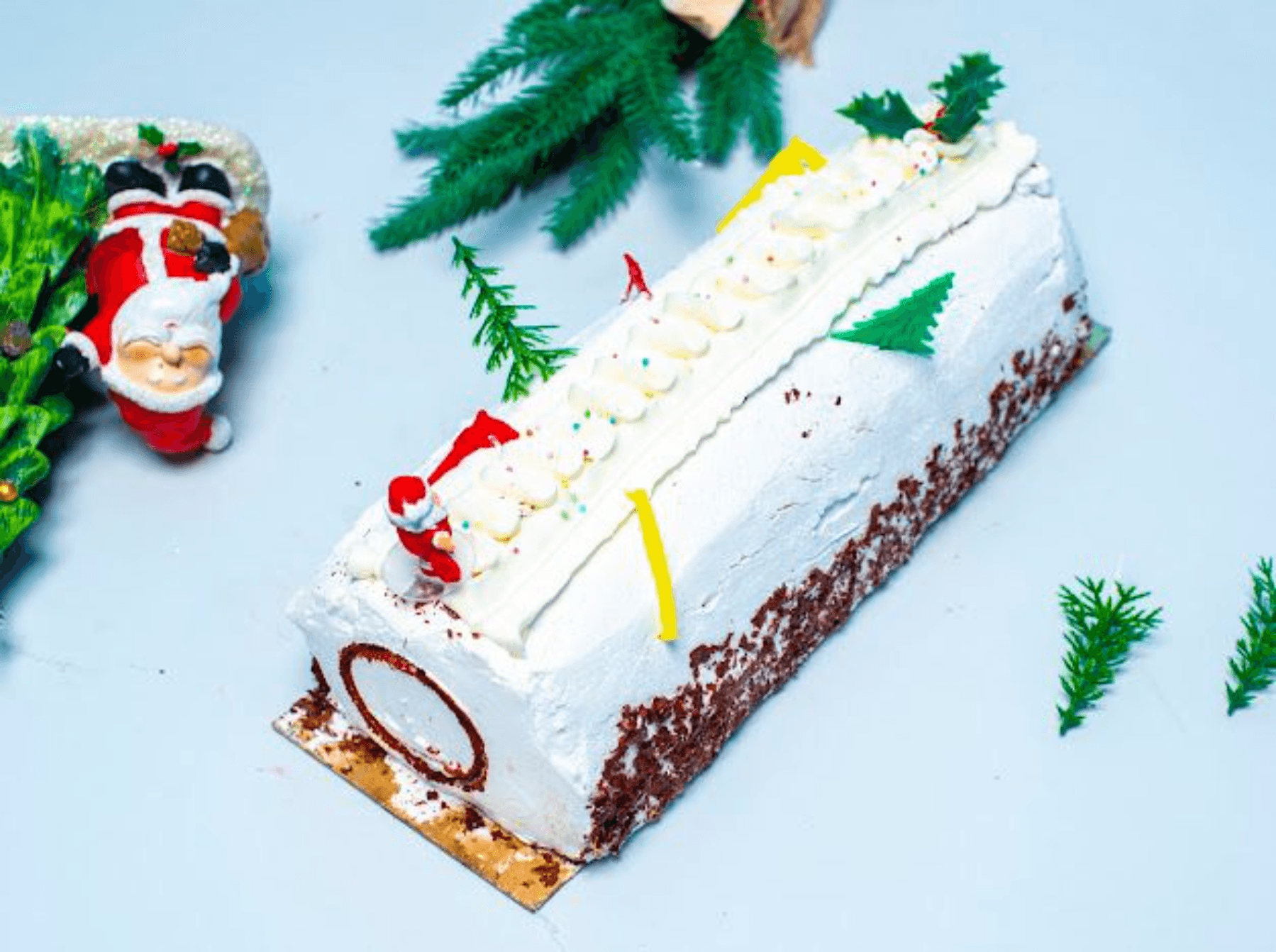 Bûche Forêt Noir Blanc