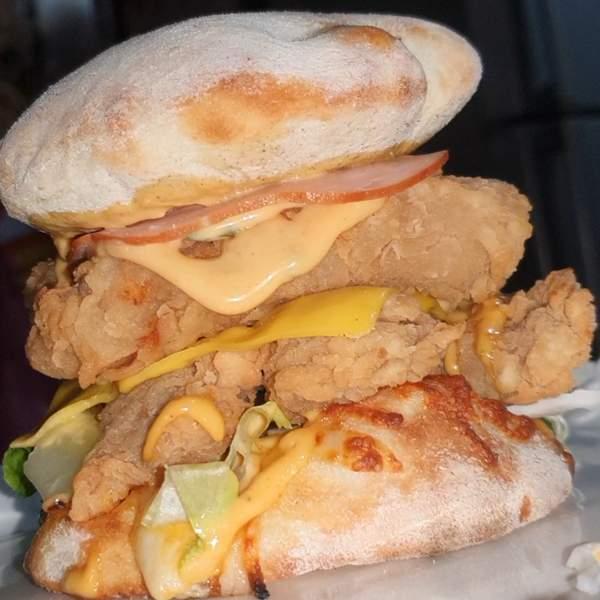 Double Chicken Burger