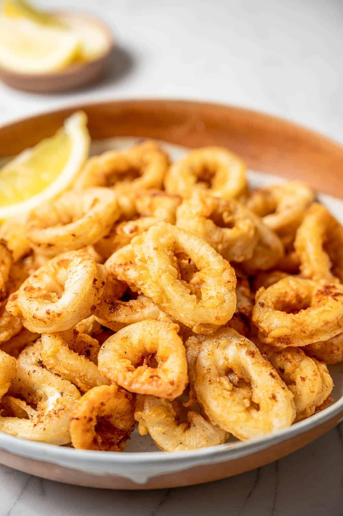 Calamar Pané En Friture