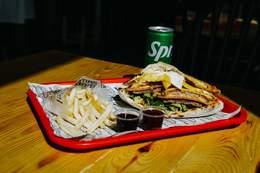 Menu Sandwich Américain