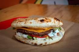 Cheese Burger Naan