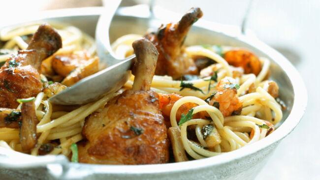 Spaghetti Poulet