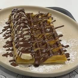 Waffle Nutella Banane