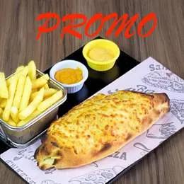 Panizza poulet + Frites + Boisson