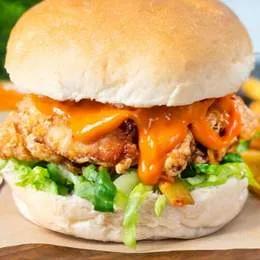 Crispy Burger avec frites
