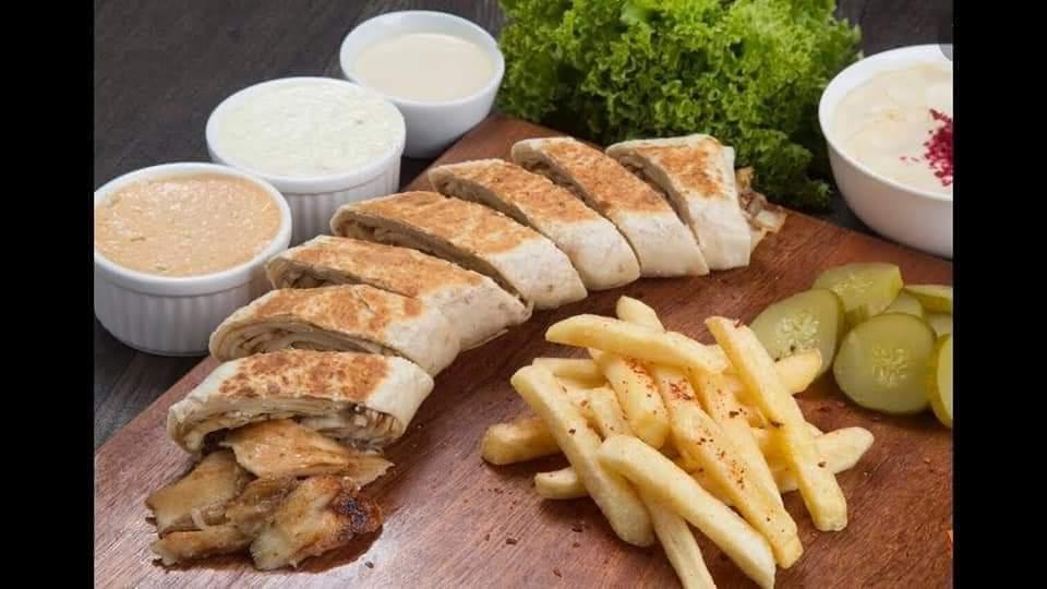 Shawarma Saroukh avec Frites