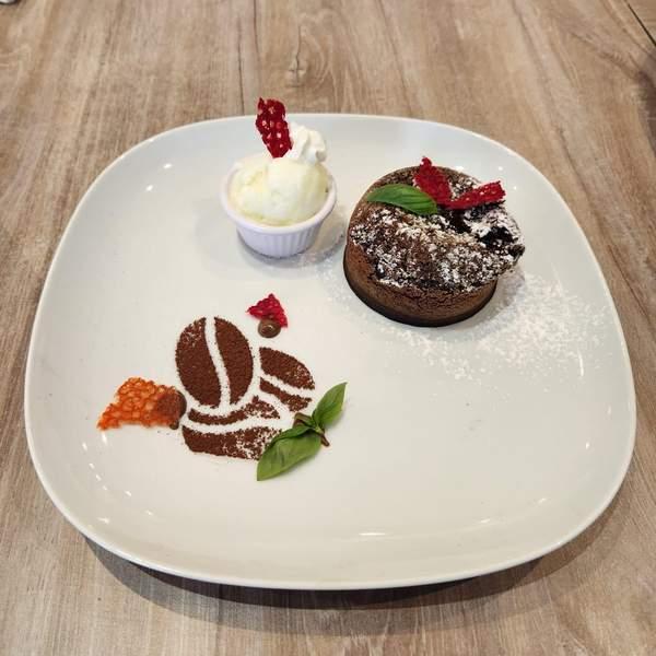 Fondant Au Chocolat Avec Glace