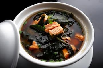 Soupe Miso au Saumon