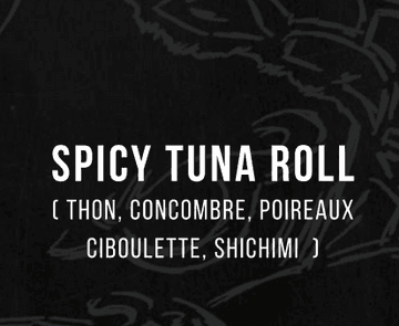 Spicy Tuna Roll