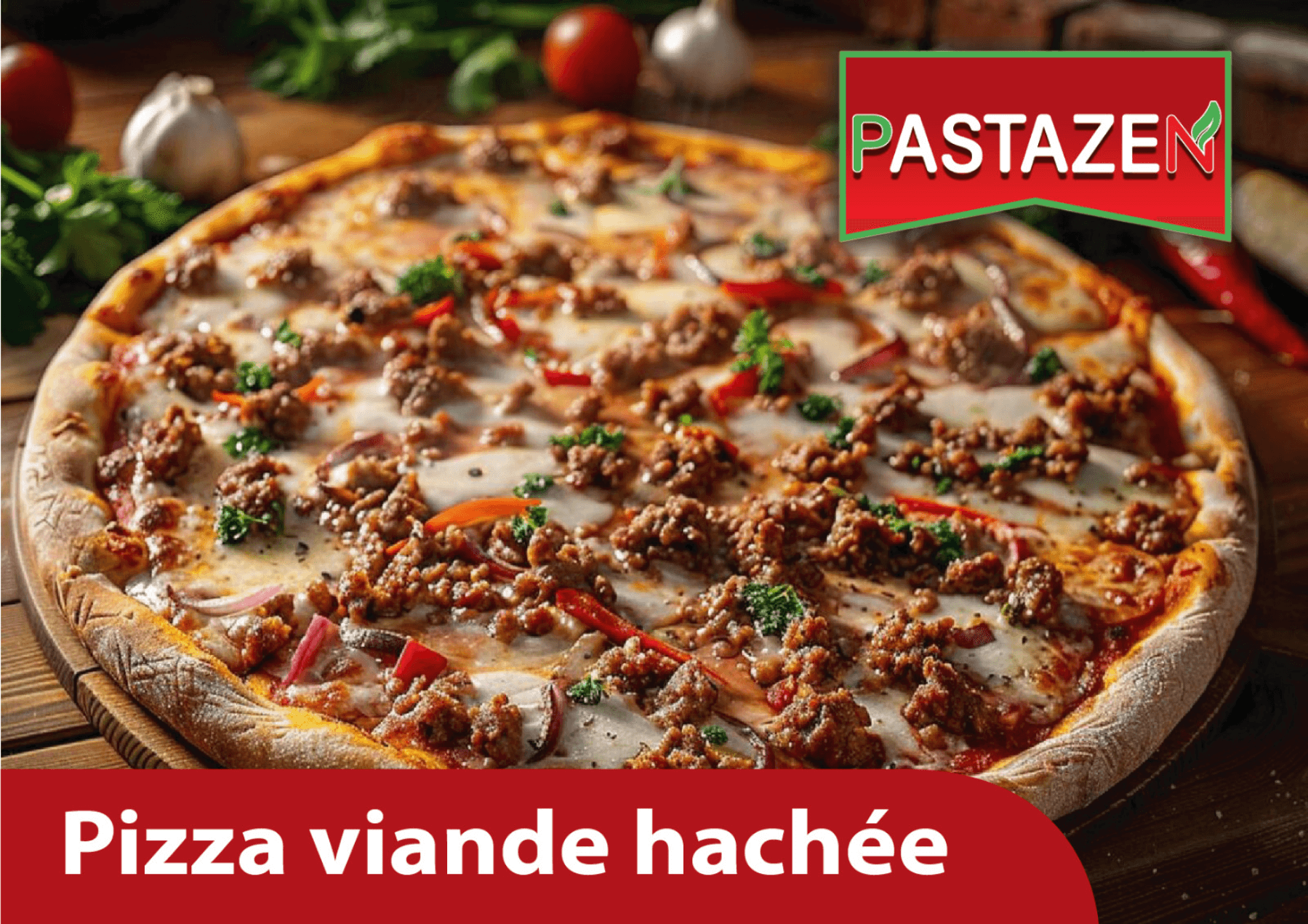 Pizza Viande Hahée