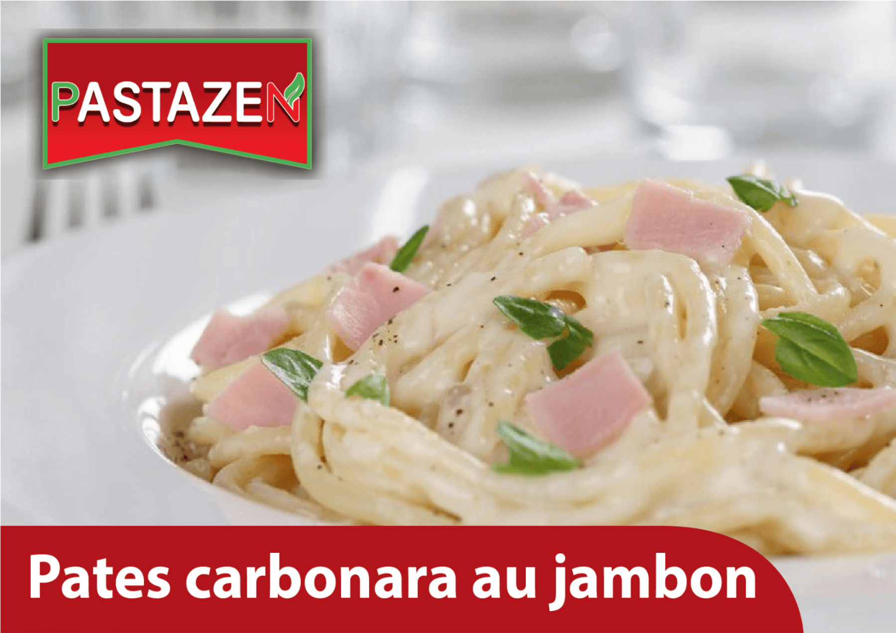 Pâte Carbonara au Jambon