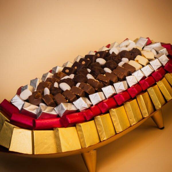 Plateau Métal Rubis M- Chocolat