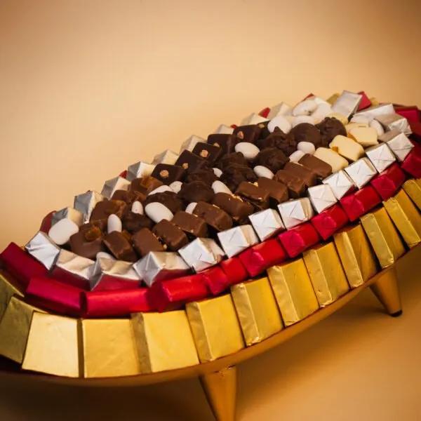 Plateau Métal Rubis M- Chocolat
