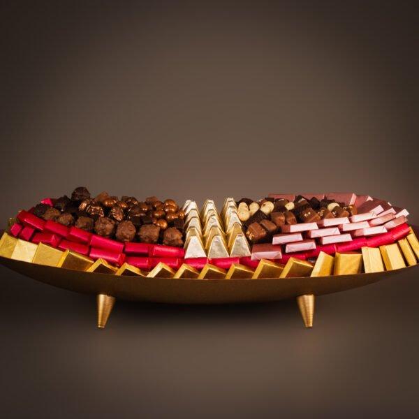 Plateau Métal Rubis G- Chocolat