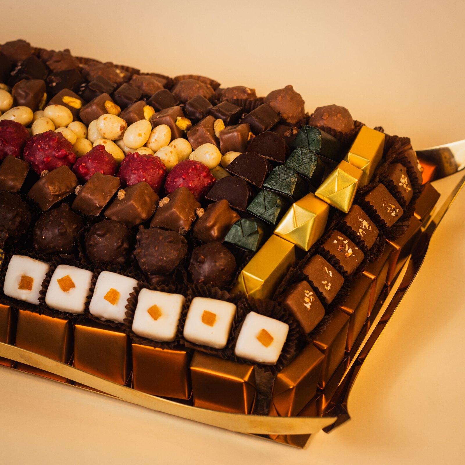 Plateau Métal Gold G- Chocolat