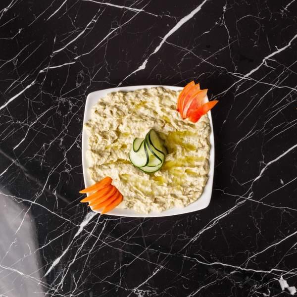 Mtabal d'aubergines et tahina