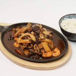 Plats Saté Fruit De Mer