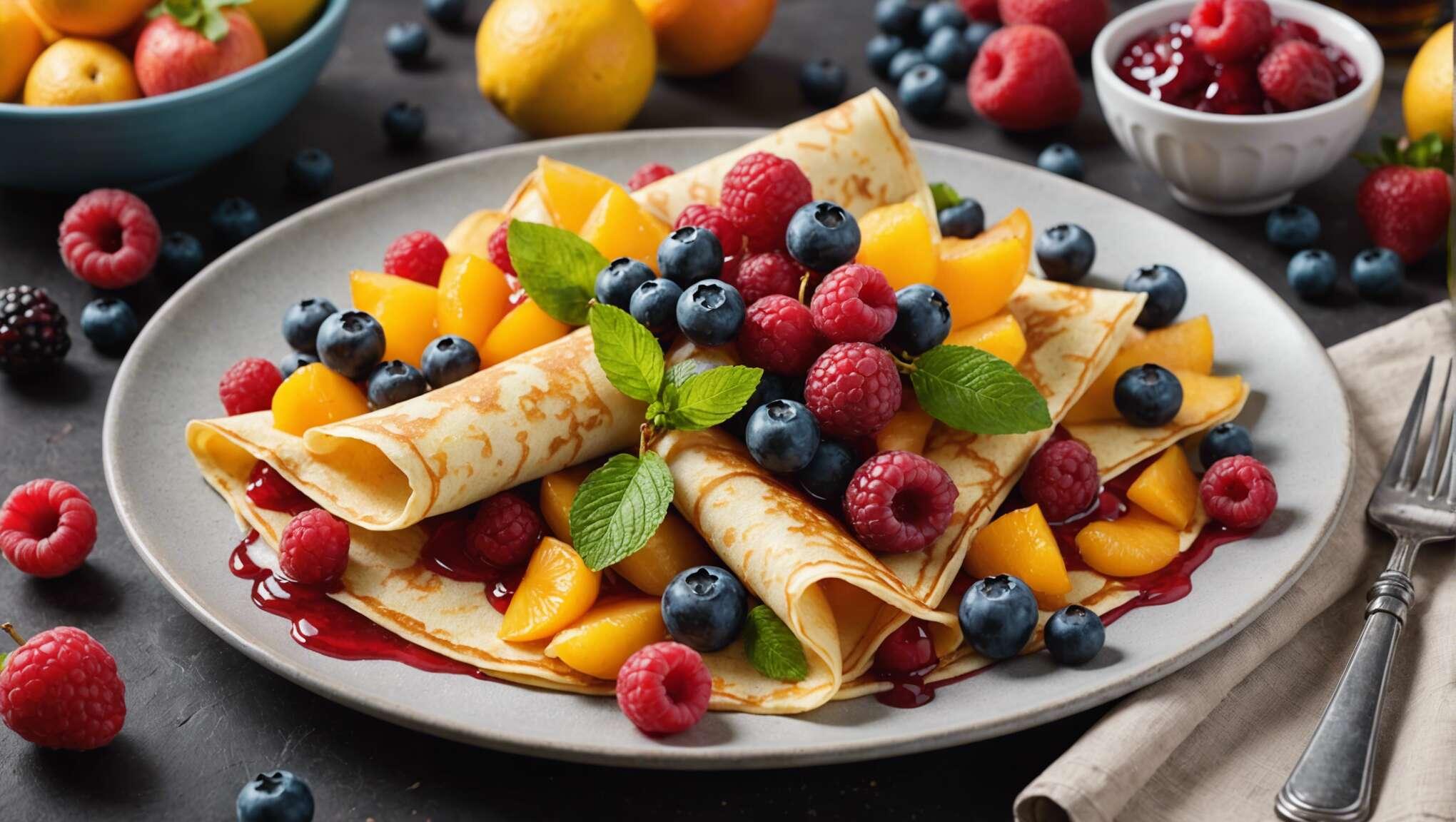 Crêpe sucrée Nutella fruit