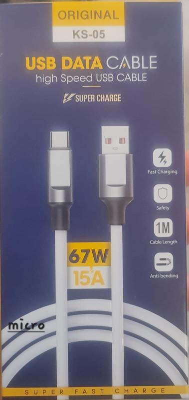 Cable Usb Charge Micro Rapide 67w