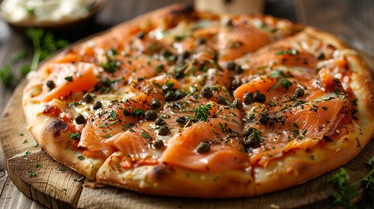 Pizza Saumon Fumé