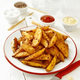 Double potatoes frites