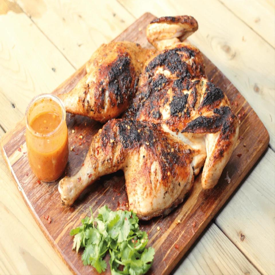1/4 Poulet Au Charbon