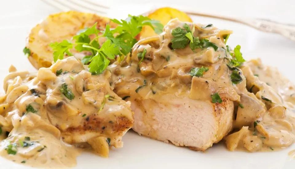 Plat Escalope a La Crème