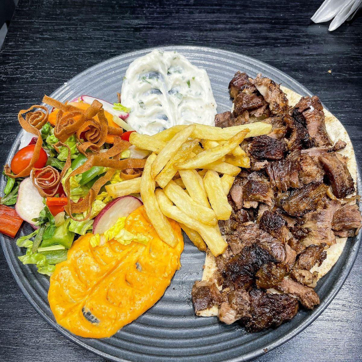 Plat Shawarma Lahm