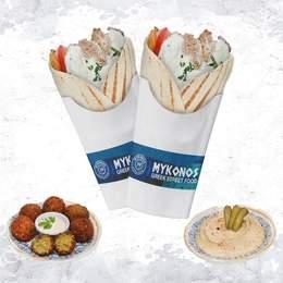 Duo Gyros + Hummus + Falafels