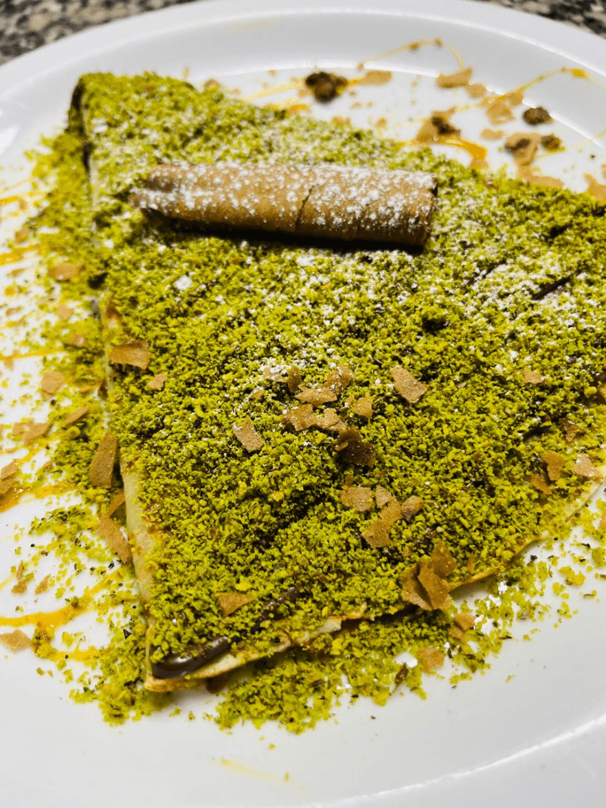 Crêpe étoile (Chocolat Dubaï)