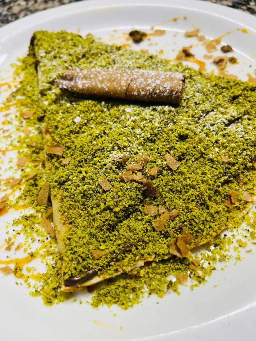 Crêpe étoile (Chocolat Dubaï)