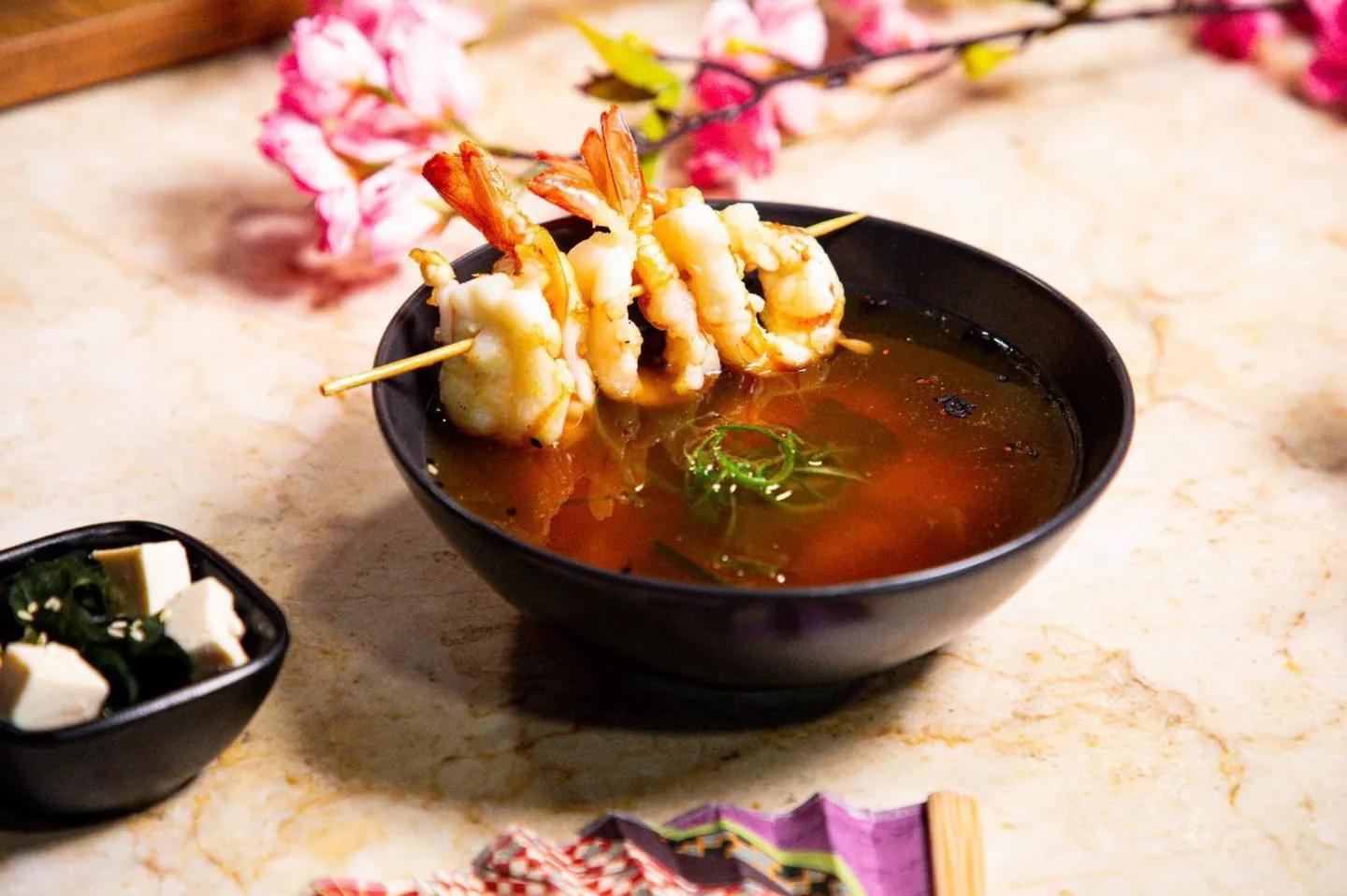 Soupe Miso Crevettes