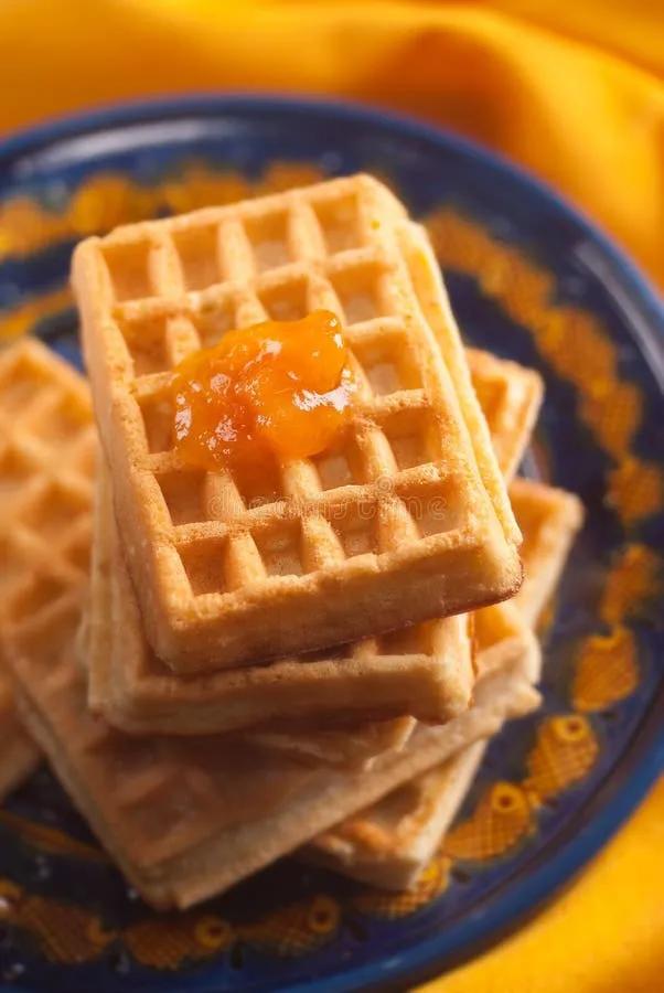 Gaufre Confiture Abricot