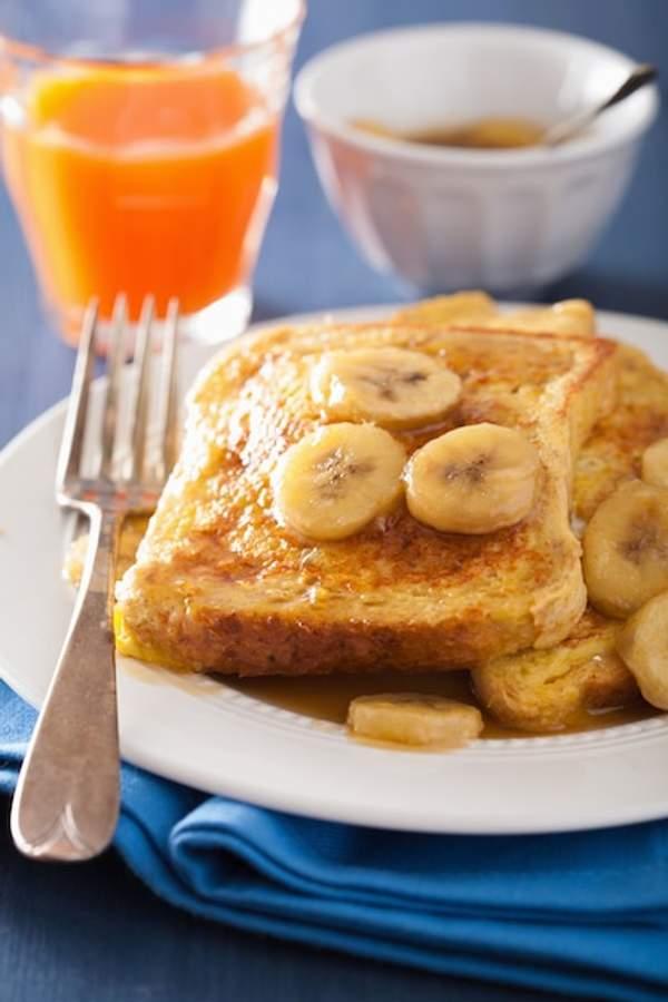 Crêpe Nutella Banane + Jus D'orange Et Banane